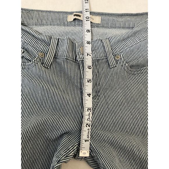Levis 524 Jeans Women’s Railroad Strip Superlow Skinny Low Rise Stretch 28x32 - Picture 7 of 8